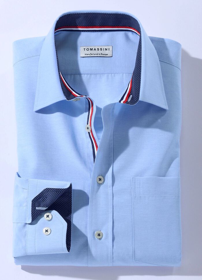 Hemd in 4 Farben mit Brusttasche 