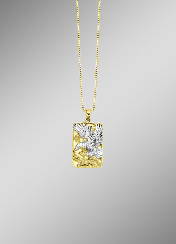 Adler-Anh&auml;nger im Bicolor-Design 