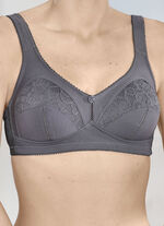 Zweierpack BH mit Spitzeneins&auml;tzen 1X GRAFIT, 1X PUDER