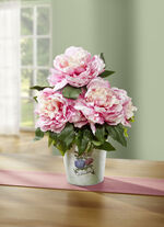 Rosen im Metall-Topf 