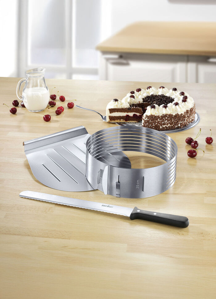 Kuchenschneidhilfe-Set, 3-teilig 