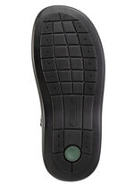 GINO GALANTE, bequeme Herren-Pantoletten, Weite H, aus Leder SCHWARZ-CHIANTI