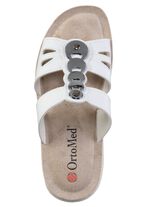 Pantolette mit gl&auml;nzendem Schmuck 