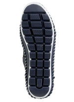 Gemini Bootie mit Knitter-Struktur MARINE