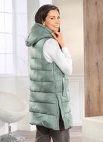 Weste mit fester Kapuze 