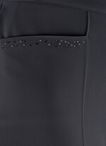 Hose mit funkelndem Perlen- und Glitzersteinchenbesatz 