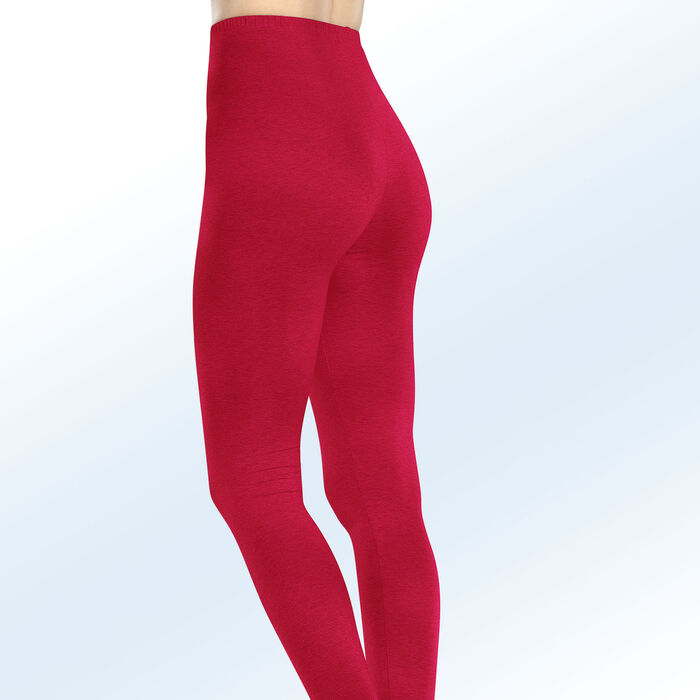 Zweierpack Leggings mit BIO-Baumwolle 1X ROT, 1X SCHWARZ