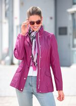 Jacke mit Ziernieten an der Schulterpartie FUCHSIA