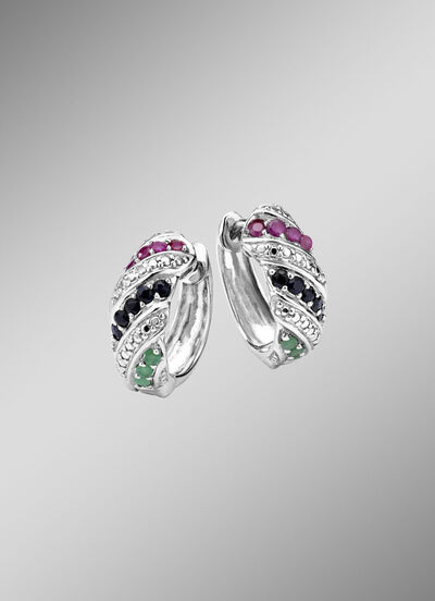 Eleganz in jedem Detail: Creolen mit Edelsteinen 