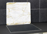 Herdabdeckplatten/Wandblende, Motiv Marmor gold MARMOR GOLD