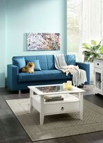 Klick-Klack-Sofa mit Dekokissen 