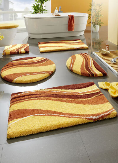 Badgarnitur von Grund mit rutschhemmender Latex-Rückseite 