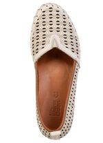 ELENA EDEN, sommerliche Damen-Slipper, Weite G, mit herausnehmbarem Fu&szlig;bett BEIGE