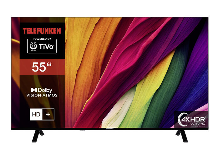 Telefunken XUTO750S 4K-UHD LED Fernseher SCHWARZ