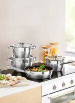 Kochgeschirr aus Edelstahl - Ideal f&uuml;r kleine Haushalte 