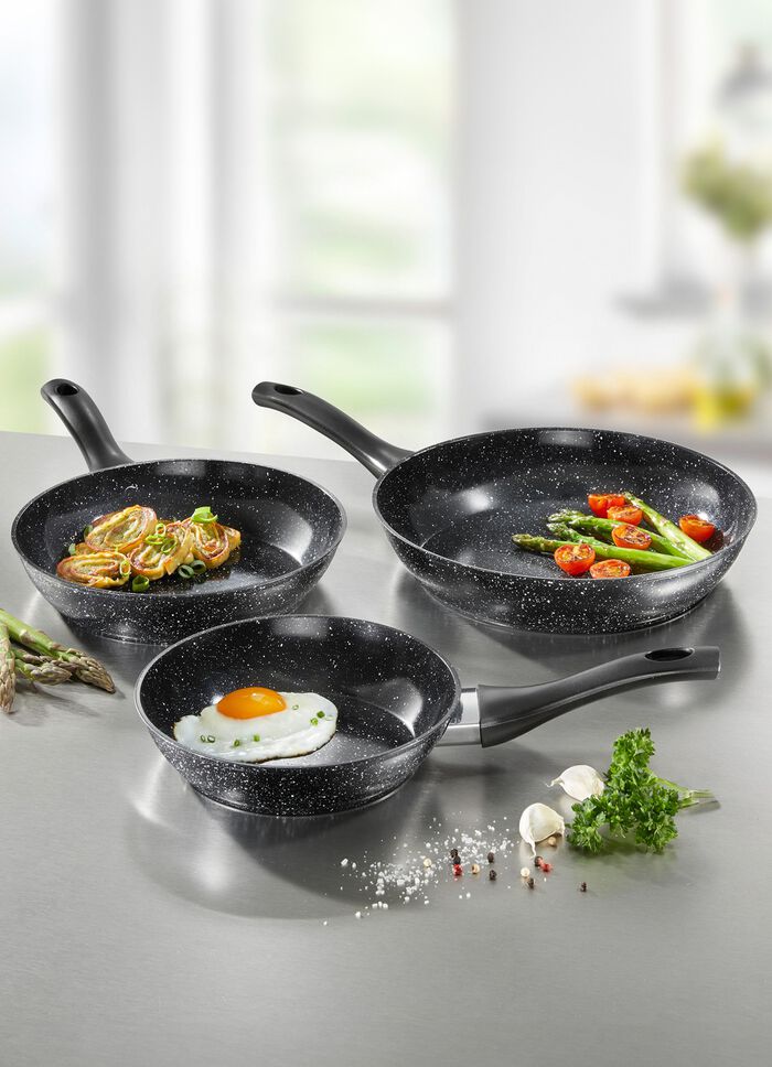 Pfannen-Set mit hochwertiger Antihaft- Keramikbeschichtung 