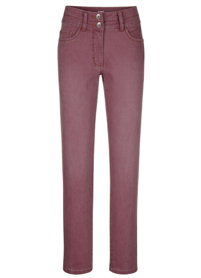 Jeans in 5-Pocket-Form BEERE