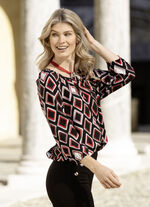 Tunika mit farbbrillantem Druck 