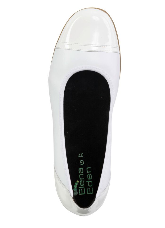 ELENA EDEN, klassische Damen-Ballerinas, Weite G, mit herausnehmbarem Fu&szlig;bett 