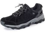 Atmungsaktive Herren-Schn&uuml;rschuhe, mit herausnehmbarem Fu&szlig;bett SCHWARZ