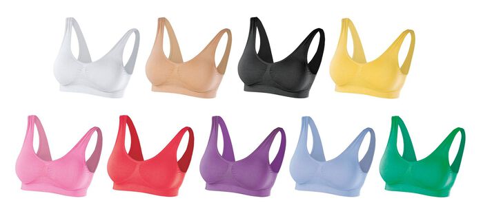 SLIMmaxx Nahtloser Super-BH, 9er-Set 
