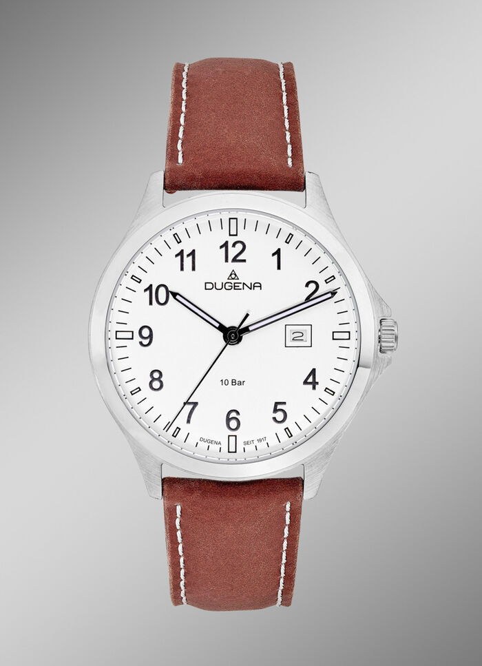 Quartz-Herrenuhr mit Edelstahlgehäuse  