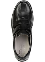 ELENA EDEN, bequeme Damen-Slipper, Weite H, mit herausnehmbarem Fußbett SCHWARZ