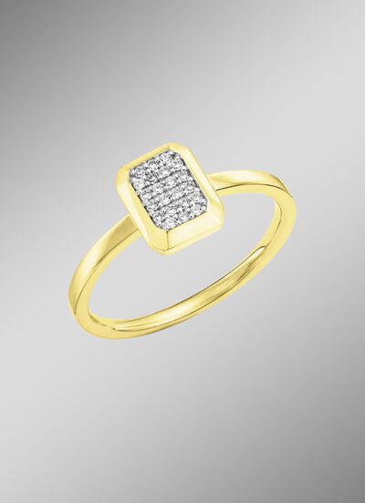 Damenring mit Brillanten 