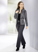 Flauschige Blusenjacke 