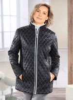 Jacke mit Rautenstepp 