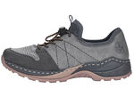 Rieker Sneaker mit herausnehmbarer MemoSoft-Textileinlage GRAU