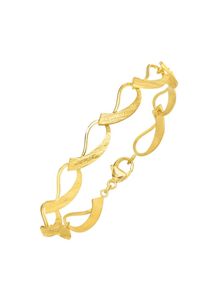 Vergoldetes Armband aus Silber 