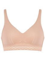 Naturana Zweierpack BH mit dekorativem Elastikband 