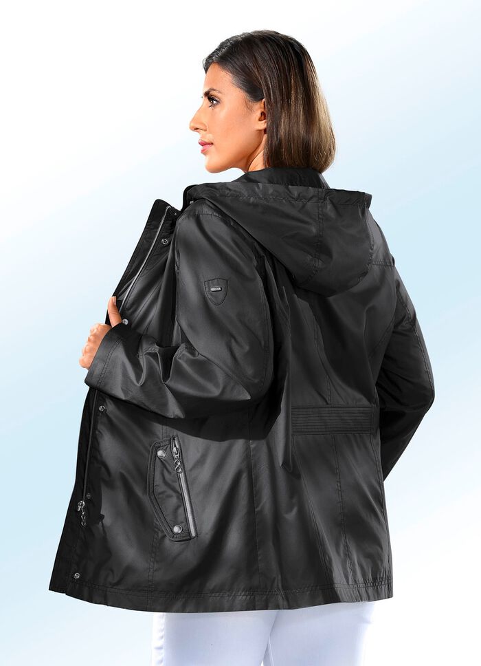 Jacke mit abnehmbarer Kapuze 
