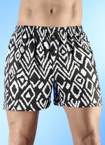 Dreierpack Boxershorts mit Alloverdessin 