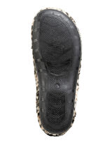 Laurina, trendige Damen-Hausschuhe, mit Leoparden-Dessin BRAUN-SCHWARZ