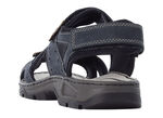 Rieker, klassische Herren-Trekkingsandalen, aus Leder DUNKELBLAU