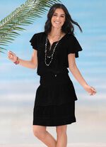 Olympia Kleid mit elastischer Taillenpartie 