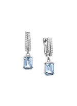 Funkelnde Eleganz für Ihre Ohren: Ohrringe mit Blautopas 