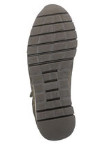 Bootie mit glänzender Prägung BRAUN