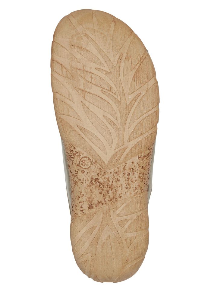 Gemini Pantolette aus schattiertem Rind-Nappaleder OLIV