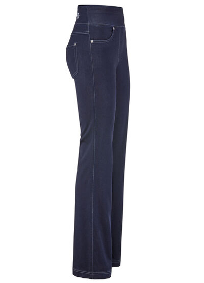 Yoga-Jeans mit ausgestellter Fußweite  