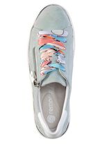 Remonte Sneaker mit bunter Schn&uuml;rung BLEU-WEISS