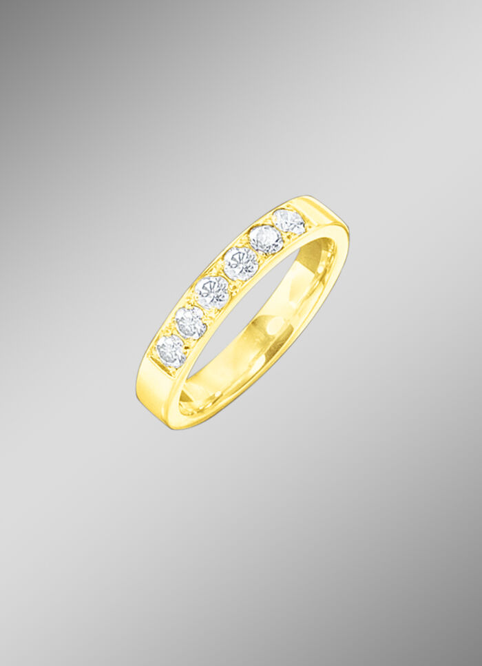 Memoire-Ring mit Brillanten 