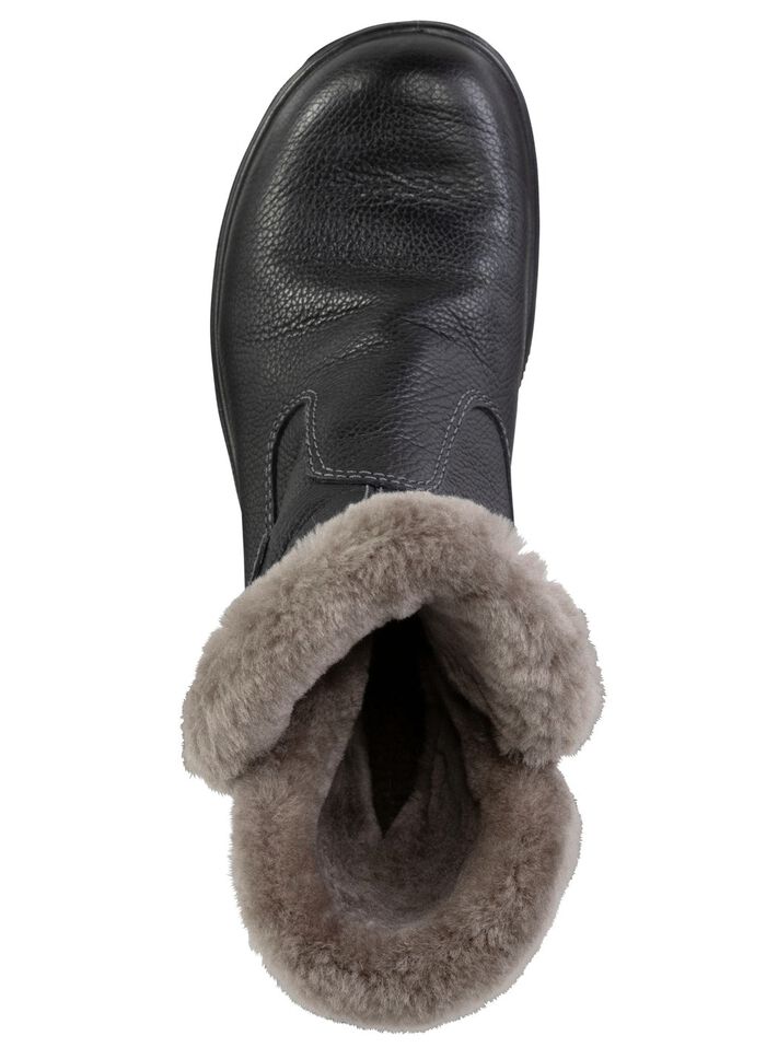 Gef&uuml;tterte Damen-Stiefeletten, Winterschuhe, mit Lammfell 