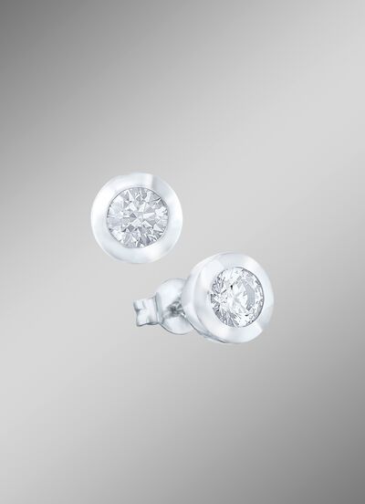 Ohrstecker aus Wei&szlig;gold 