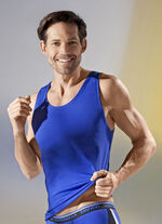 Dreierpack Achselshirts mit Einfassung 