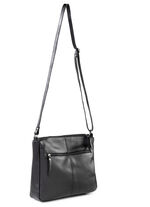 Laurina, Tasche, Damen, mit verstellbarem Umh&auml;ngeriemen SCHWARZ