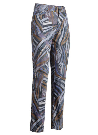 Hose mit rückwärtigen Dehnbundeinsätzen 