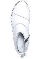 Gemini Mokassin-Stiefelette aus Rind-Nappaleder mit Knitter-Struktur 